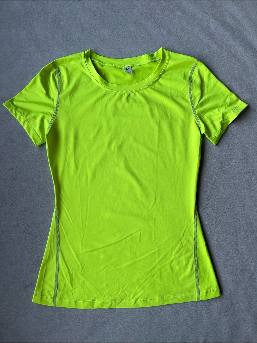 Fitted Athletic Tee ~ Women’s Size M ~ Yellow